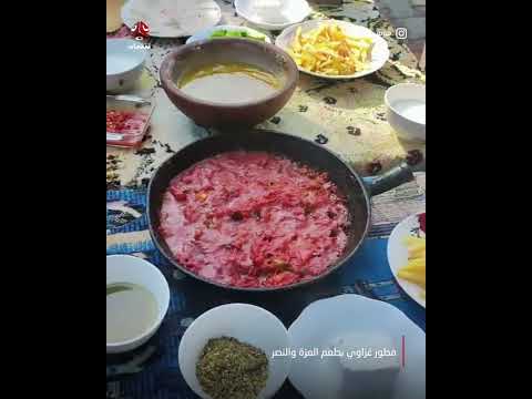 مشهد من مشاهد الصمود في غزة